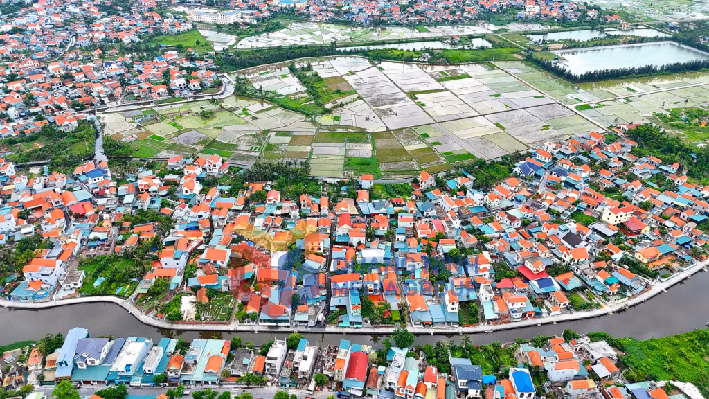 Phường Liên Hòa nhìn từ trên cao (8-2025). Ảnh: Ngô Dịu