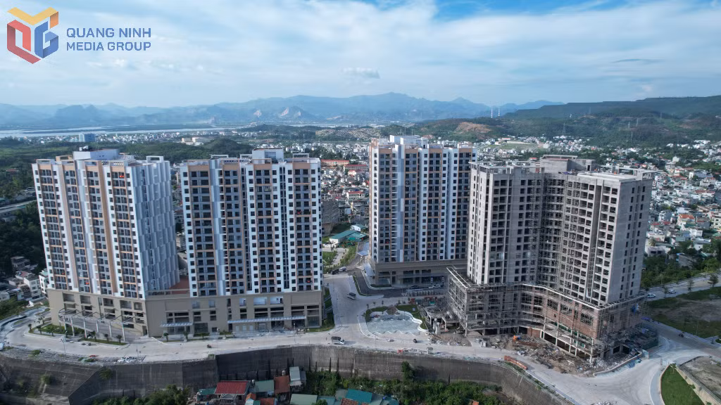 nhìn từ trên cao.