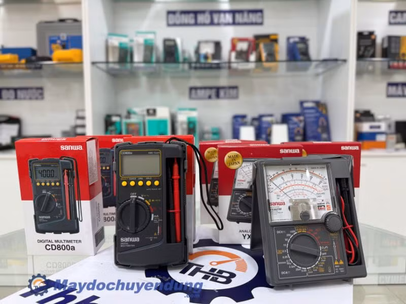 Đồng hồ đo điện vạn năng Sanwa tại Maydochuyendung.com