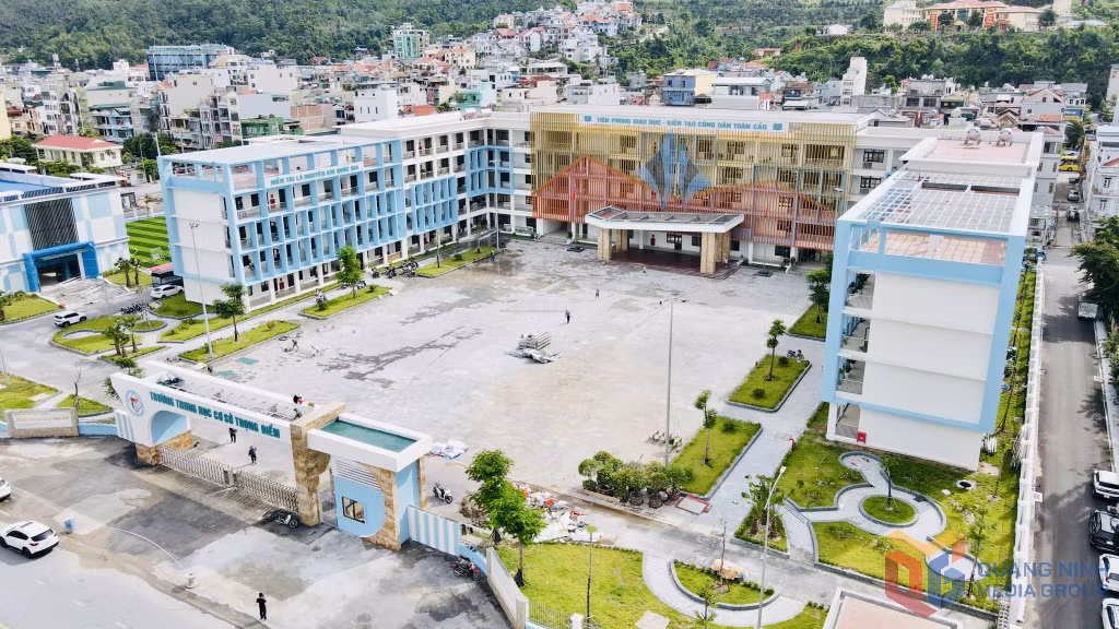Dự án xây mới Trường THCS Trọng Điểm đã hoàn thành, sẵn sàng đưa vào sử dụng.