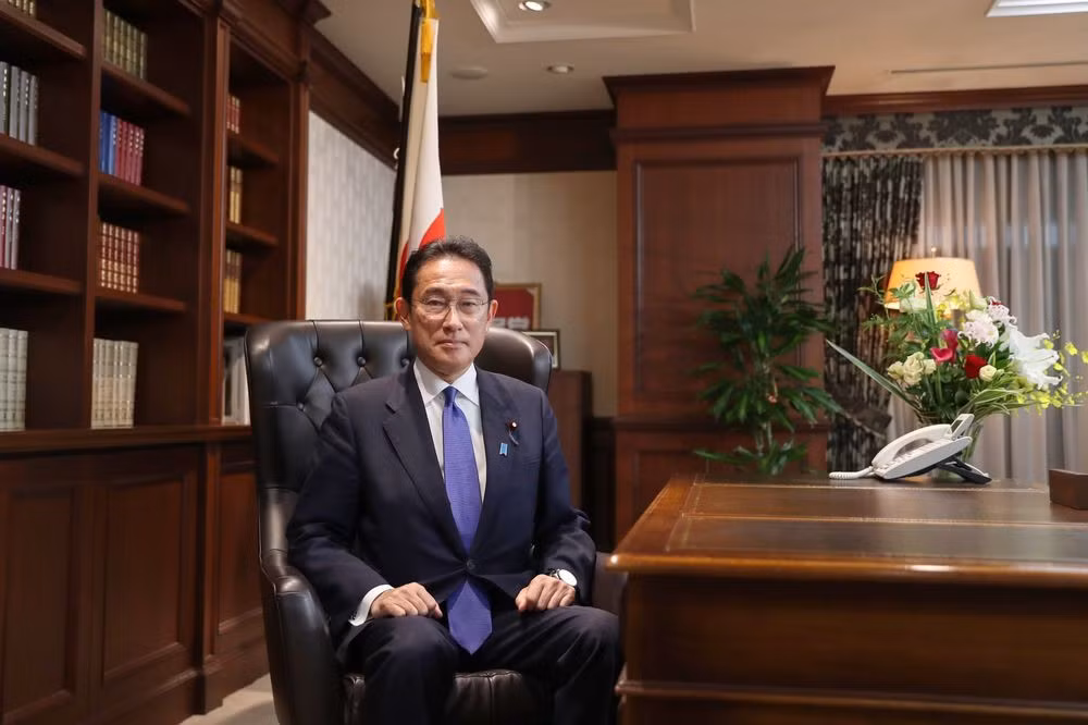 Tân Thủ tướng Nhật Bản Fumio Kishida. Ảnh: Bloomberg