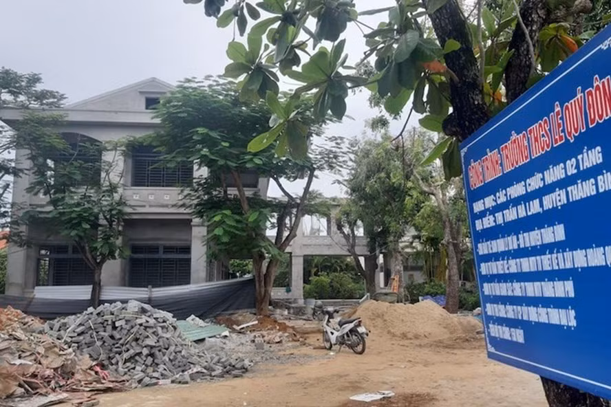 Một trong hai công trình mà công ty CP Tư vấn - Kỹ thuật xây dựng Đại Bình An trúng thầu. Ảnh: Thanh Nhật