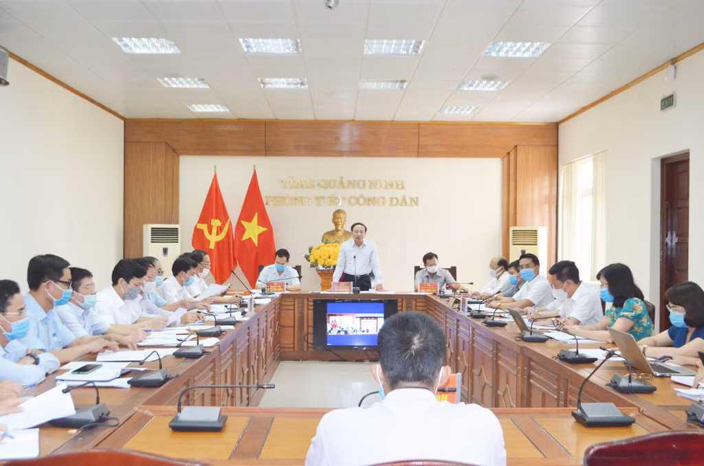 Một buổi tiếp công dân định kỳ của lãnh đạo tỉnh, tháng 5/2021.