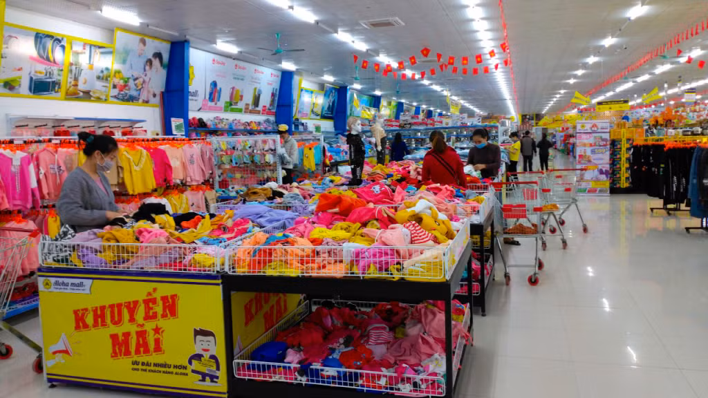 Siêu thị Aloha Mall Đầm Hà - Siêu thị đầu tiên tại Quảng Ninh của hệ thống Aloha Mall.