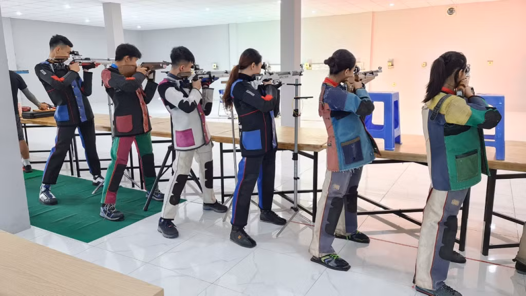 Nguyễn Thị Thảo và những tháng ngày miệt mài trên trường bắn.