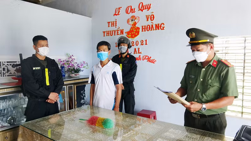 Đối tượng Lê Văn Quân.