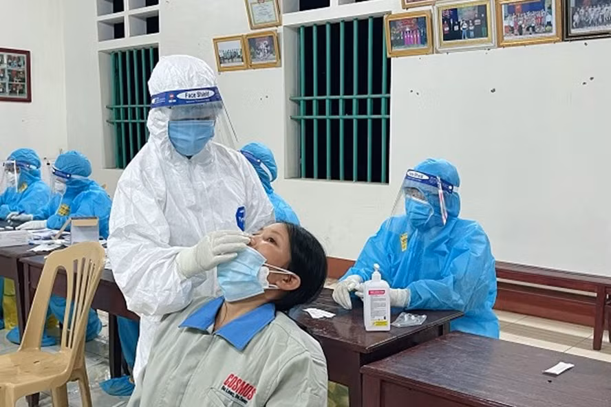 Thông qua xét nghiệm diện rộng, Phú Thọ phát hiện thêm 77 ca nghi mắc COVID-19. Ảnh: Hồng Hà