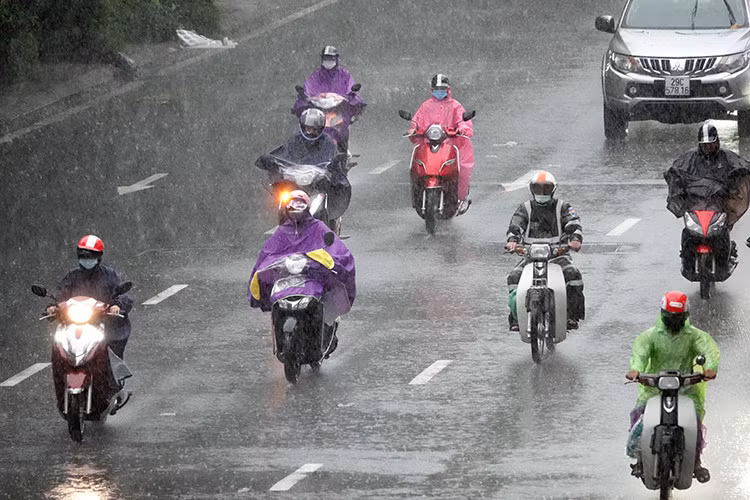 Bắc Bộ có mưa.