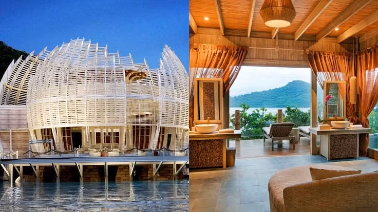 Biệt thự gỗ An Lâm Retreats vịnh Ninh Vân nhìn ra rừng rậm