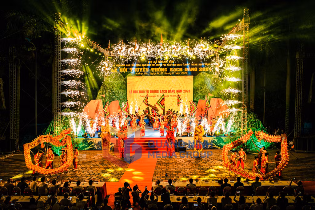 Khai hội truyền thống Bạch Đằng năm 2024. Ảnh: Dương Toàn- CTV