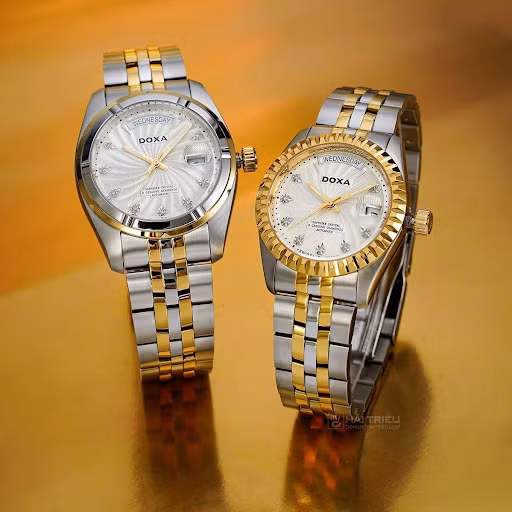 Doxa Noble - Trả lời cho câu hỏi “Cổ tay 18cm đeo đồng hồ size bao nhiêu?”.