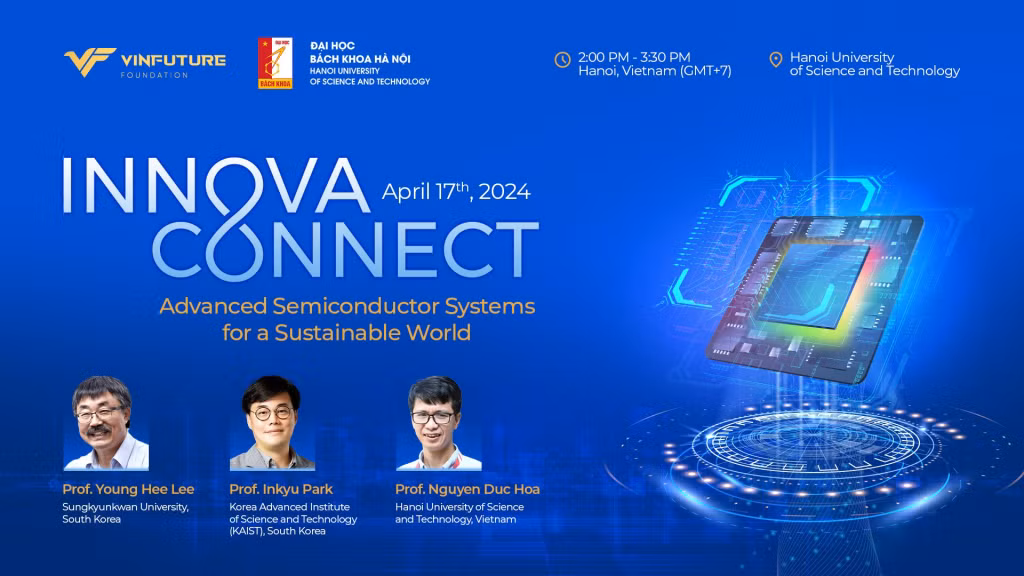 Chuỗi hoạt động InnovaConnect gồm những hoạt động giao lưu học thuật và trao đổi chuyên môn diễn ra trực tiếp giữa những nhà khoa học uy tín thế giới với các Trường, Viện hàng đầu Việt Nam.