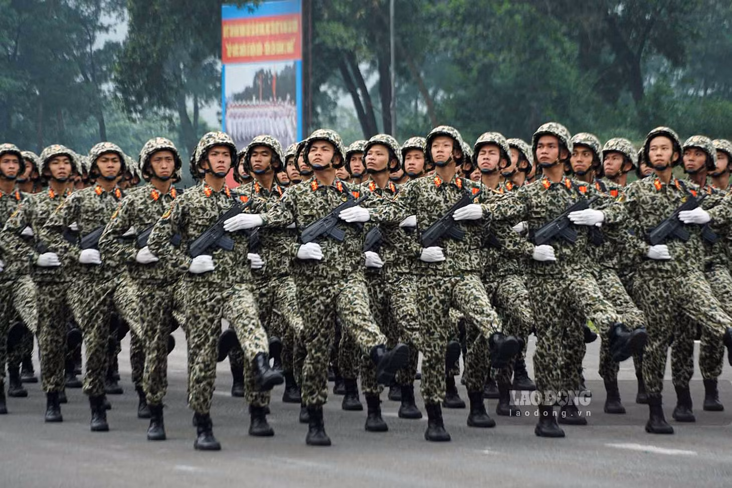 Toàn cảnh tổng duyệt diễu binh kỷ niệm 70 năm Chiến thắng Điện Biên Phủ ảnh 16