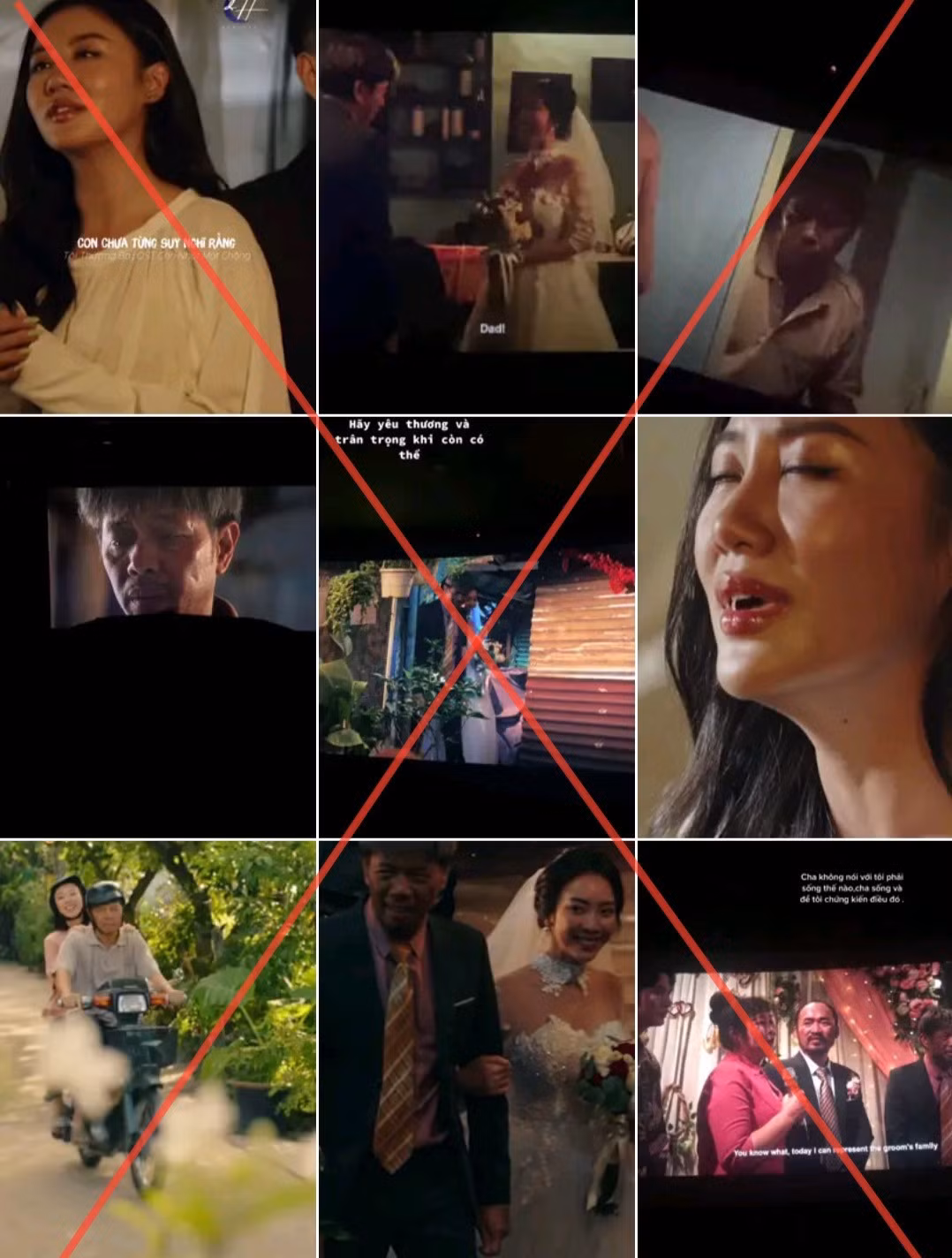 Có tới cả nghìn video liên quan đến bộ phim "Con nhót mót chồng" trên TikTok, trong đó đa số đều vi phạm bản quyền. Ảnh chụp màn hình