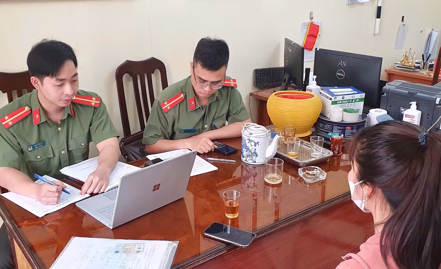 Chị H.T.Y thừa nhận hành vi sai phạm tại cơ quan Công an