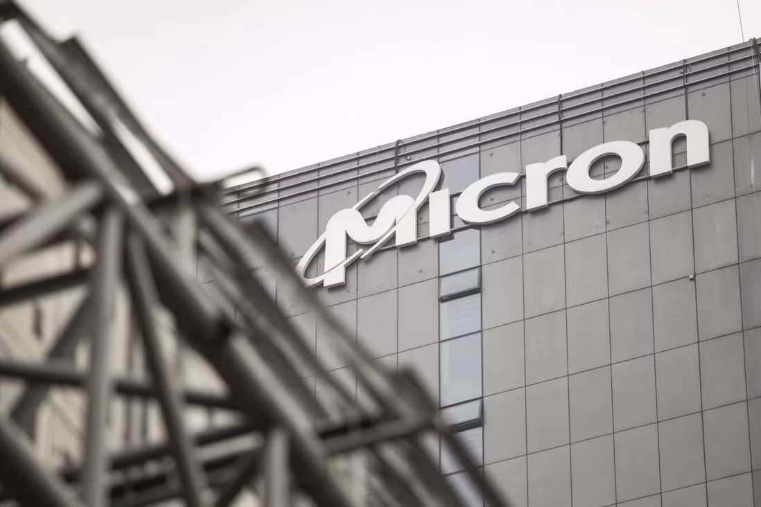 Văn phòng Micron tại Thượng Hải, Trung Quốc. (Ảnh: Bloomberg)