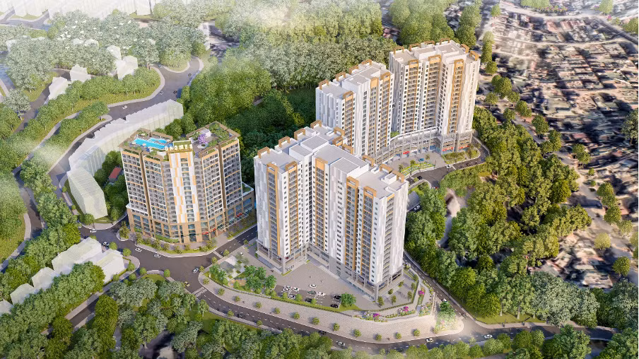 Hình ảnh phối cảnh dự án nhà ở xã hội GHomes Ha Long.