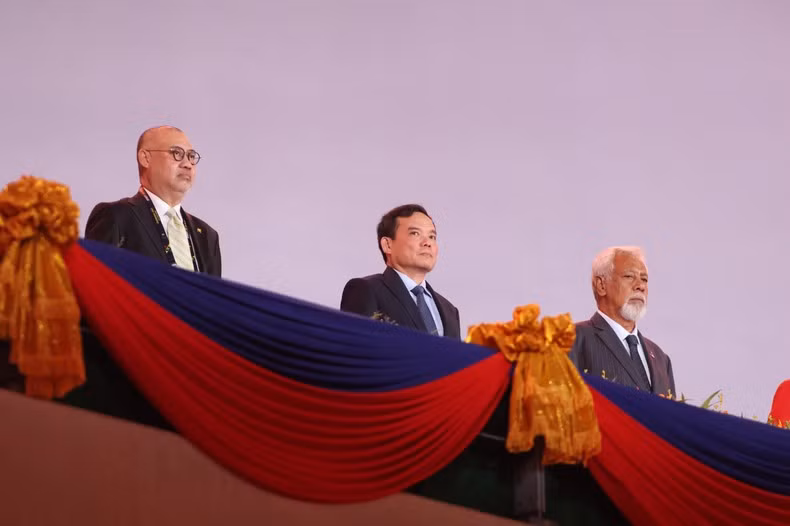 Phó Thủ tướng Trần Lưu Quang tới dự Lễ khai mạc SEA Games 32.