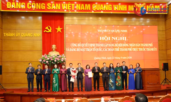 Công bố quyết định thành lập Đảng bộ HĐND thành phố và Đảng bộ MTTQ, các đoàn thể thành phố