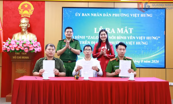 Ra mắt mô hình “Zalo kết nối bình yên Việt Hưng”