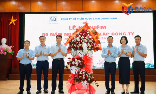 Kỷ niệm 50 năm thành lập Công ty CP Nước sạch Quảng Ninh