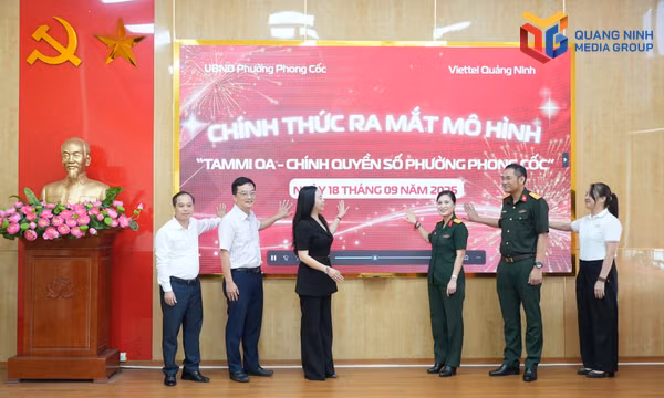 Ra mắt mô hình "Tammi OA - Chính quyền số phường Phong Cốc"