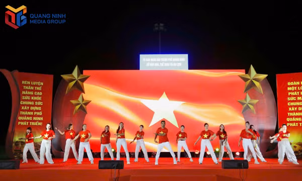 Khai mạc Giải Dân vũ thể thao, Zumba, Võ nhạc, Dân vũ dưỡng sinh, đồng diễn Quảng Ninh mở rộng 2026