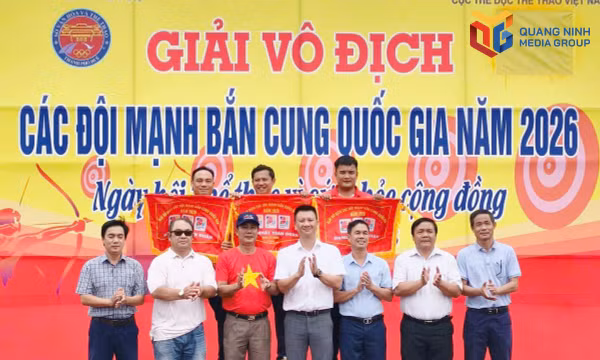 Quảng Ninh giành giải Ba toàn đoàn các đội mạnh bắn cung quốc gia 2026