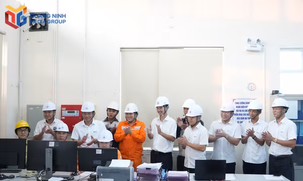 Đóng điện thành công Hệ thống pin lưu trữ năng lượng tại Trạm biến áp 110kV Tràng Bạch