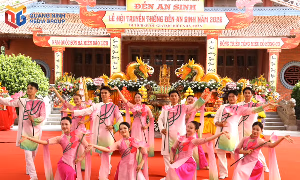 Khai hội đền An Sinh và Lễ giỗ Đức Thánh Trần tại Khu di tích Quốc gia đặc biệt Bạch Đằng