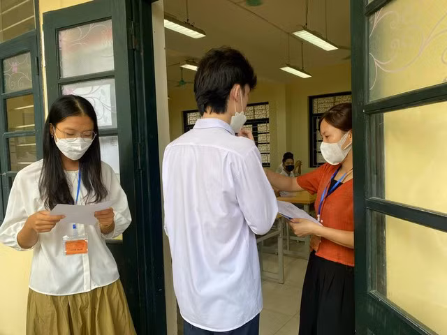 Thí sinh tham dự kỳ thi tốt nghiệp THPT 2022.