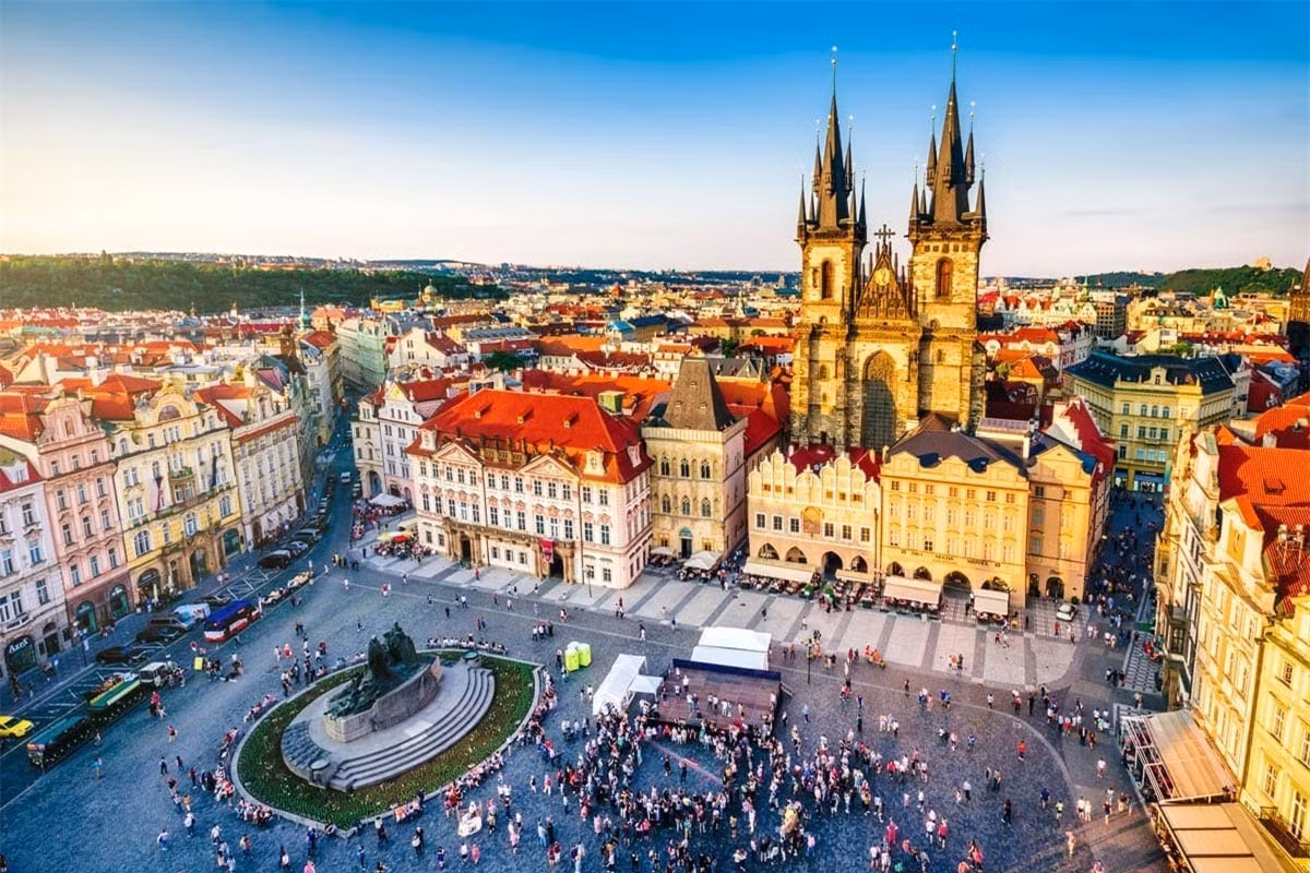 Thành phố Prague, CH Czech. (Nguồn: iStock)