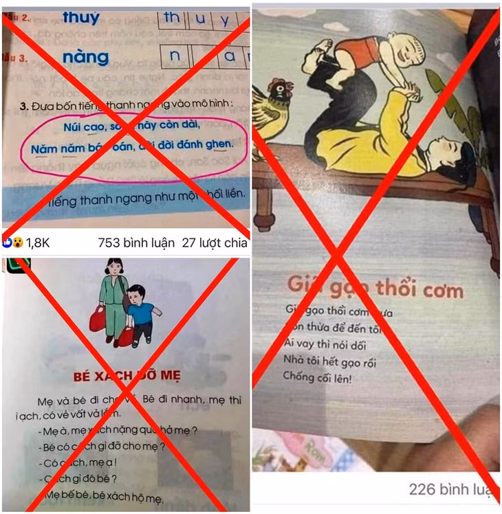 Một số bài đăng trên mạng xã hội. Ảnh: Chụp màn hình.