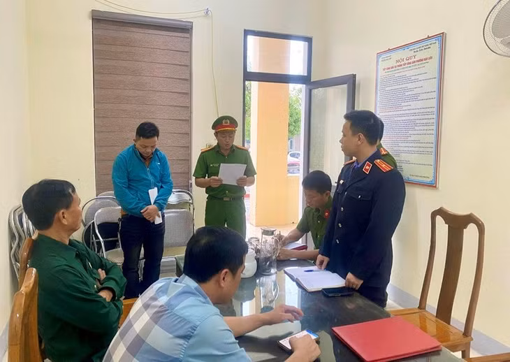Cơ quan điều tra khởi tố hai đối tượng Vượng và Ân. Ảnh: CACC