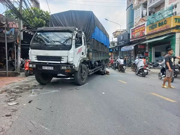 Hiện trường vụ tai nạn.