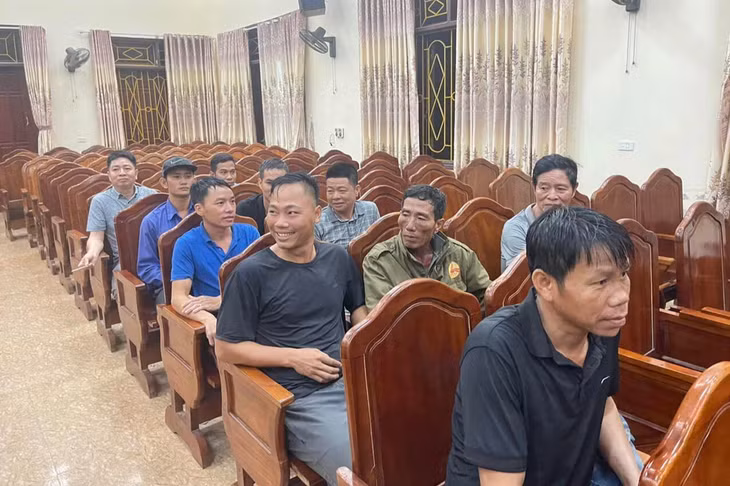 Nhóm công nhân được giải cứu an toàn (Ảnh: Thúy Quỳnh).