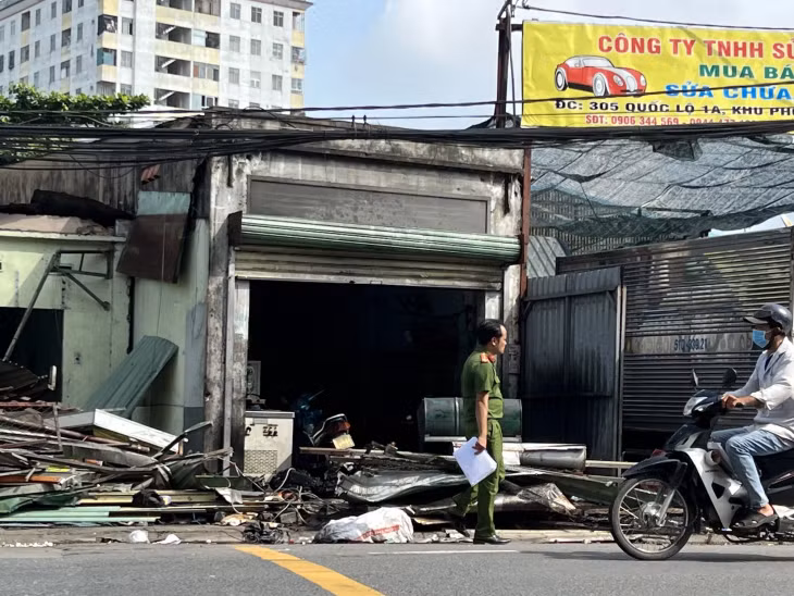 Vụ tai nạn gây hư hại nghiêm trọng.