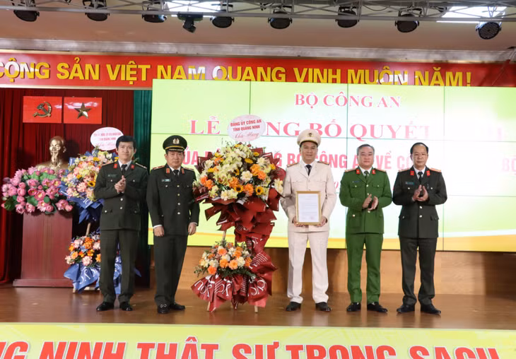 Ban Giám đốc Công an tỉnh đã được kiện toàn.