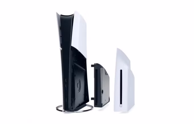 Ổ đĩa tháo rời trên PS5 bản mới.