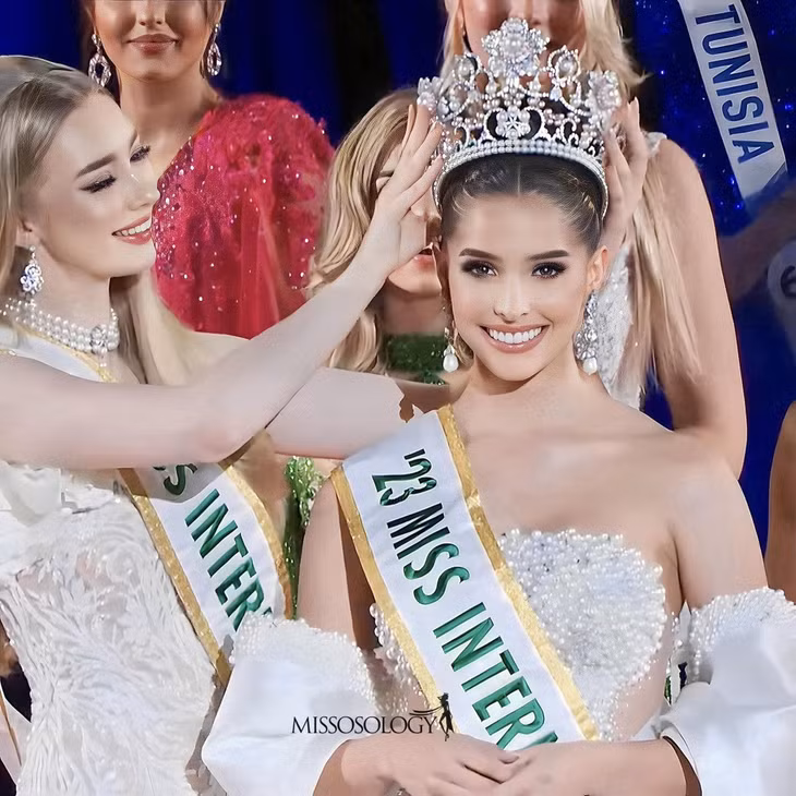Andrea Rubio (người Venezuela) đăng quang Hoa hậu Quốc tế 2023 (Ảnh: Missosology).