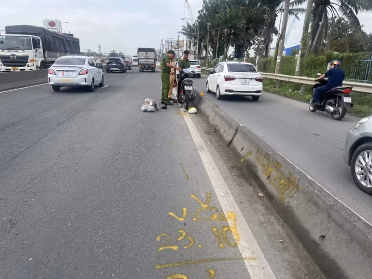 Vị trí nơi xảy ra vụ tai nạn.