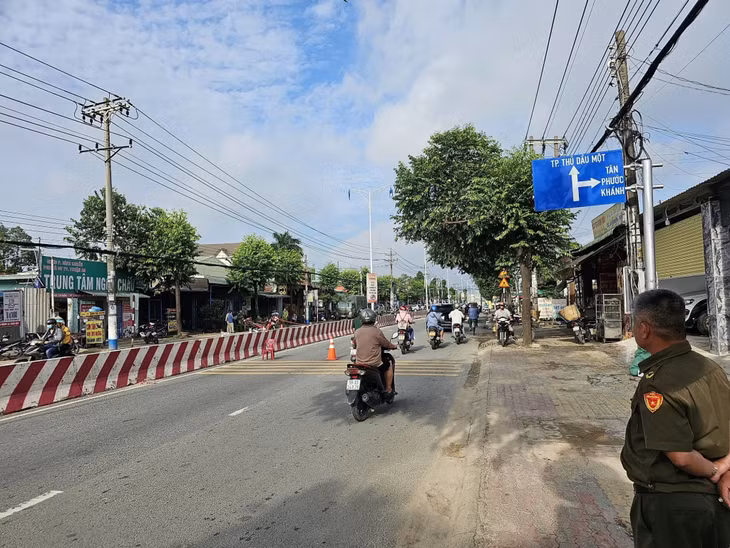Hiện trường nơi xảy ra vụ tai nạn.