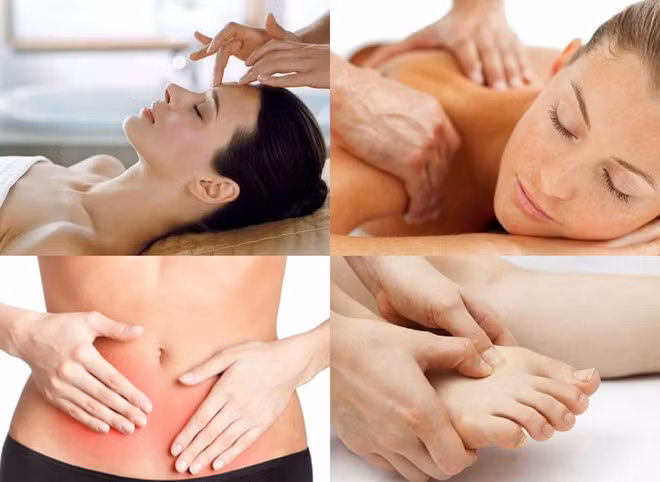 Bấm huyệt có nhiều lợi ích tiềm ẩn đối với sức khỏe. Đồ họa: Hương Giang