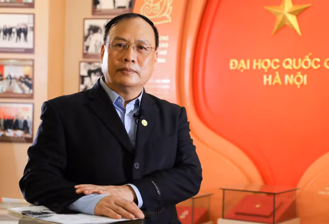 GS Nguyễn Đình Đức là một trong hai nhà khoa học Việt có 5 năm liên tiếp lọt top nhà khoa học hàng đầu thế giới. Ảnh: VNU