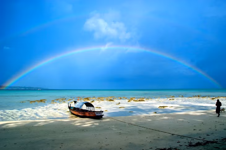 Bờ biển Havelock ở Quần đảo Andaman và Nicobar. Ảnh: Getty Images