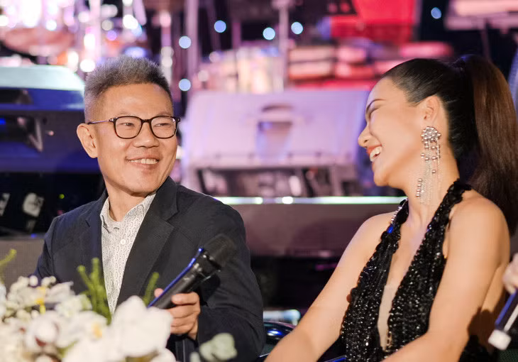Nhạc sĩ Quốc Bảo và ca sĩ Trini - giọng ca quen thuộc trong những sáng tác gần đây của anh - Ảnh: NVCC