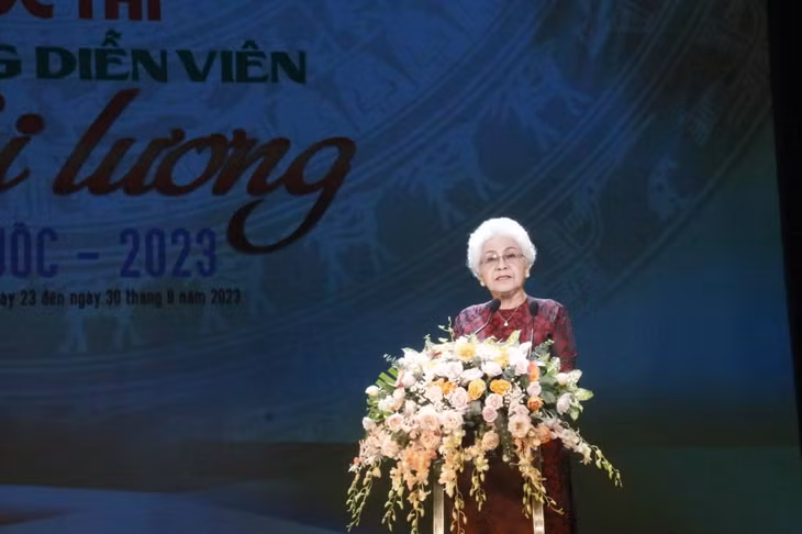Đạo diễn Ca Lê Hồng, Chủ tịch Hội đồng giám khảo tổng kết cuộc thi.