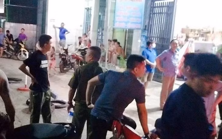 Hiện trường khu vực xảy ra vụ việc.