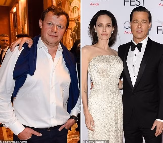 Brad Pitt nộp lên tòa án email Yuri Shefler gửi cho Angelina Jolie. Ảnh: East2west/Getty Images.