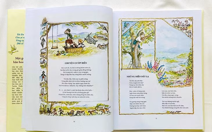 Những trang minh họa tuyệt đẹp của cuốn sách. (Ảnh: Crabit Kidbooks)